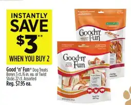 Dollar General Good 'n Fun Dog Treats offer