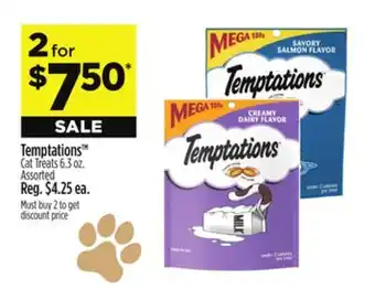 Dollar General Temptations Cat Treats offer