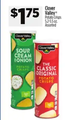 Dollar General Clover Valley Potato Crisps offer