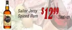 O'briens Market Sailor Jerry Spiced Rum offer