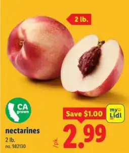 Lidl nectarines offer