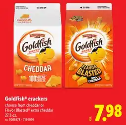 Lidl Goldfish crackers offer