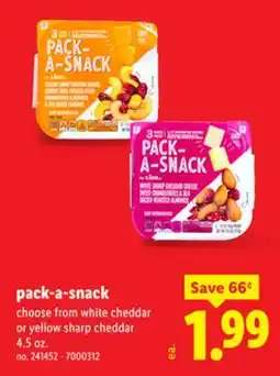 Lidl pack-a-snack offer
