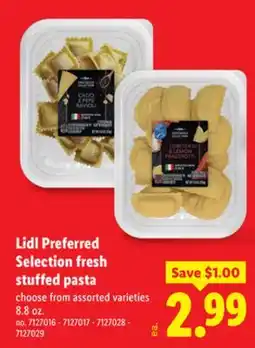 Lidl Lidl Preferred Selection fresh stuffed pasta offer