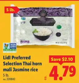 Lidl Lidl Preferred Selection Thai horn mali Jasmine rice offer