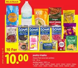 Lidl pantry staples offer