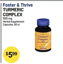 Health Mart Foster & Thrive TURMERIC COMPLEX offer