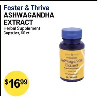 Health Mart Foster & Thrive ASHWAGANDHA EXTRACT offer