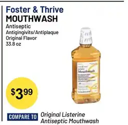 Health Mart Foster & Thrive MOUTHWASH offer