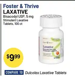 Health Mart Foster & Thrive LAXATIVE offer