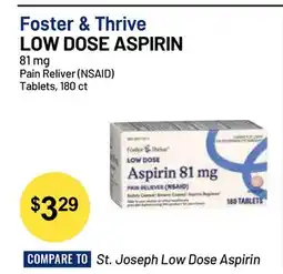 Health Mart Foster & Thrive LOW DOSE ASPIRIN offer