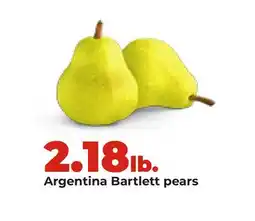 Hy-Vee Argentina Bartlett pears offer