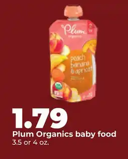 Hy-Vee Plum Organics baby food offer