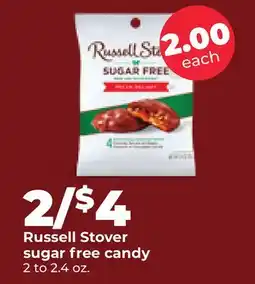 Hy-Vee Russell Stover sugar free candy offer
