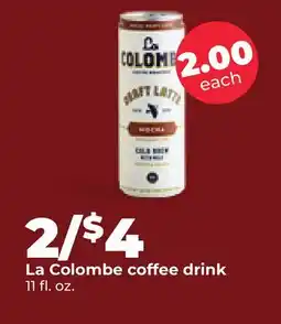 Hy-Vee La Colombe coffee drink offer