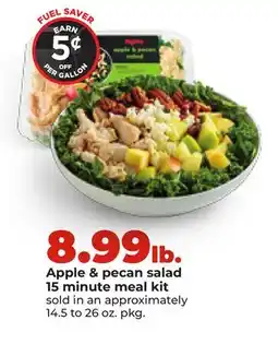 Hy-Vee Apple & pecan salad 15 minute meal kit offer