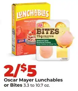 Hy-Vee Oscar Mayer Lunchables or Bites offer