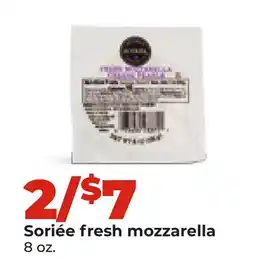Hy-Vee Soriée fresh mozzarella offer