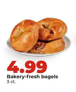 Hy-Vee Bakery-fresh bagels offer