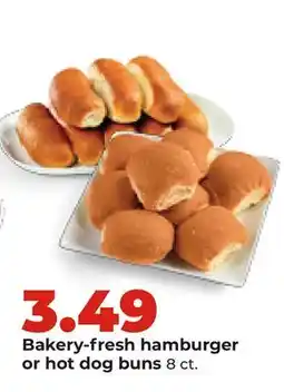 Hy-Vee Bakery-fresh hamburger or hot dog buns offer