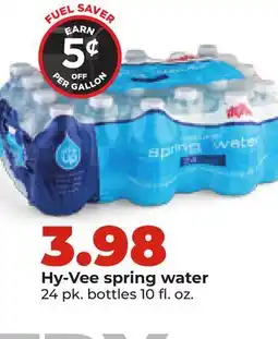 Hy-Vee Hy-Vee spring water offer