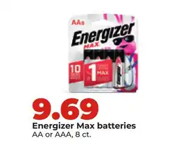 Hy-Vee Energizer Max batteries offer