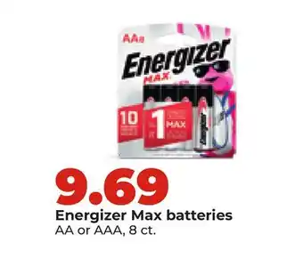 Hy-Vee Energizer Max batteries offer