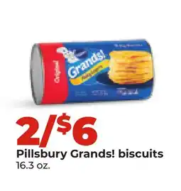 Hy-Vee Pillsbury Grands! biscuits offer