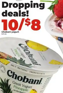 Hy-Vee Chobani yogurt offer