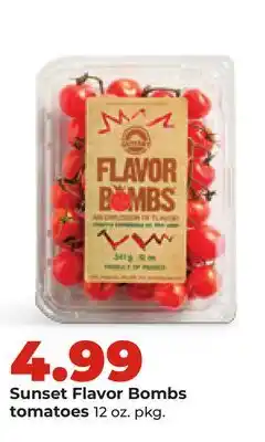 Hy-Vee Sunset Flavor Bombs tomatoes offer