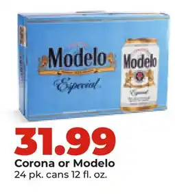 Hy-Vee Corona or Modelo offer