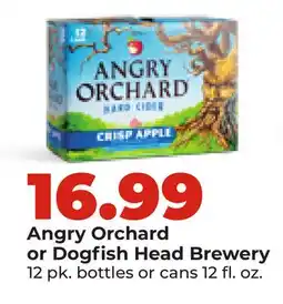 Hy-Vee Angry Orchard or Dogfish Head Brewery offer