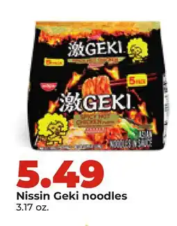 Hy-Vee Nissin Geki noodles offer