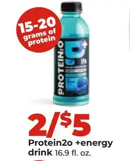 Hy-Vee Protein2o +energy drink offer
