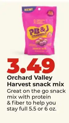 Hy-Vee Orchard Valley Harvest snack mix offer