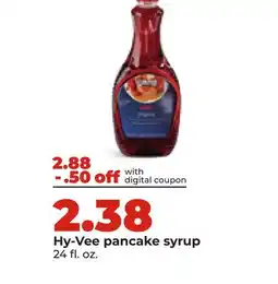 Hy-Vee Hy-Vee pancake syrup offer