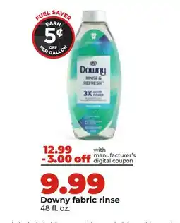 Hy-Vee Downy fabric rinse offer