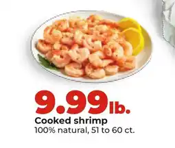 Hy-Vee Cooked shrimp offer