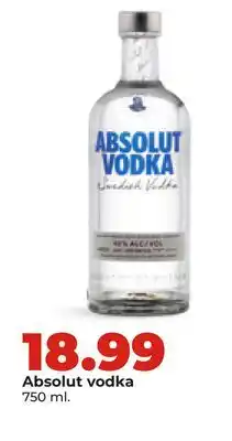 Hy-Vee Absolut vodka offer