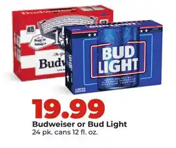 Hy-Vee Budweiser or Bud Light offer