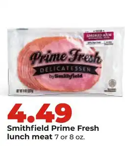 Hy-Vee Smithfield Prime Fresh lunch meat offer
