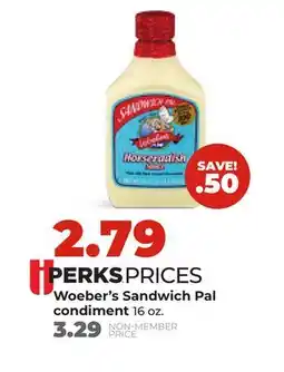 Hy-Vee Woeber's Sandwich Pal condiment offer