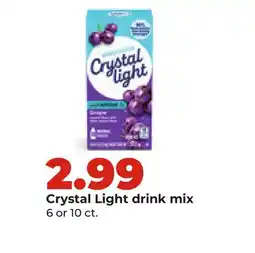 Hy-Vee Crystal Light drink mix offer