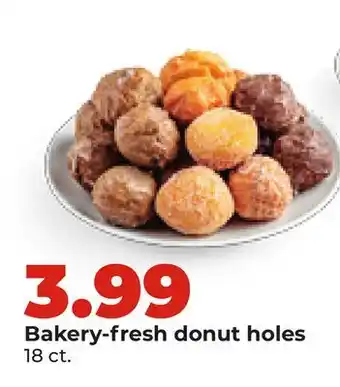 Hy-Vee Bakery-fresh donut holes offer