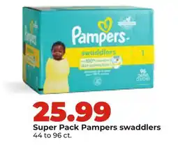 Hy-Vee Super Pack Pampers swaddlers offer