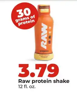 Hy-Vee Raw protein shake offer