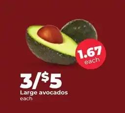 Hy-Vee Large avocados offer