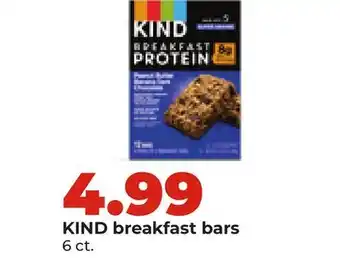 Hy-Vee KIND breakfast bars offer