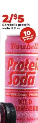 Hy-Vee Barebells protein soda offer