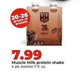 Hy-Vee Muscle Milk protein shake offer